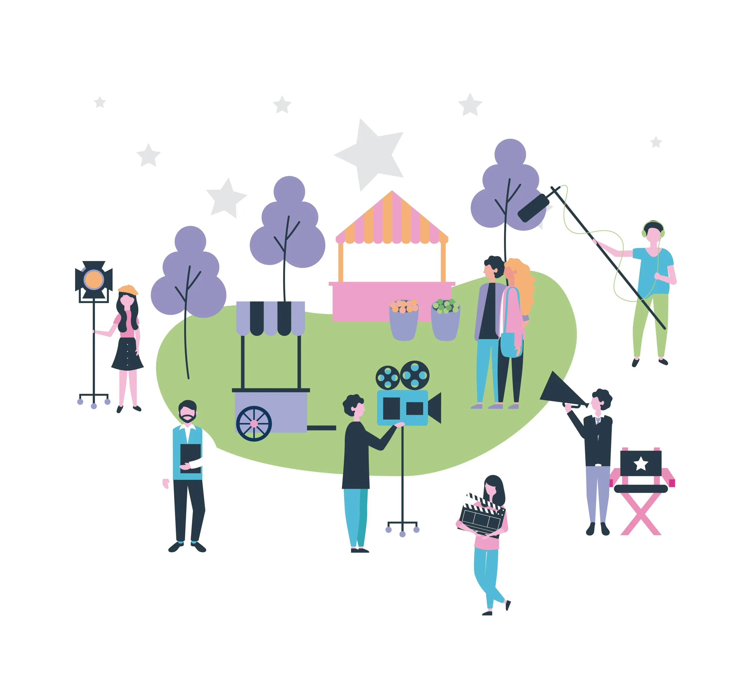 Tournage vidéo corporate à Lille dans le Vieux-Lille""Agence de production audiovisuelle à Lille – Cliple""Boîte de production à Lille lors d’un film d’entreprise